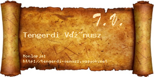 Tengerdi Vénusz névjegykártya